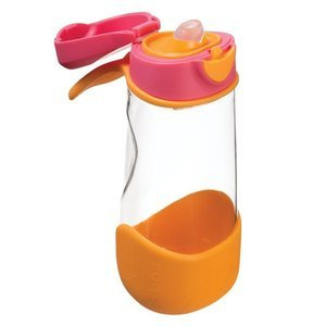 B.box Butelka na wodę - bidon z ustnikiem dla dziecka tritanowy 450 ml Strawberry Shake