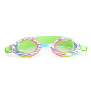 Okulary do pływania dla dzieci Tęczowa zebra Aqua2ude