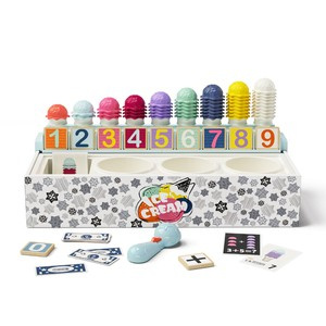 Topbright Lodziarnia zabawka matematyczna dla dzieci – gra edukacyjna Montessori 24 mies. +