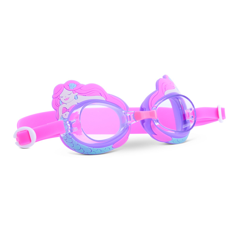 Aqua2ude Okulary do pływania dla dzieci – Mini syrenka, fiolet – anti-fog, ochrona UV, 3+