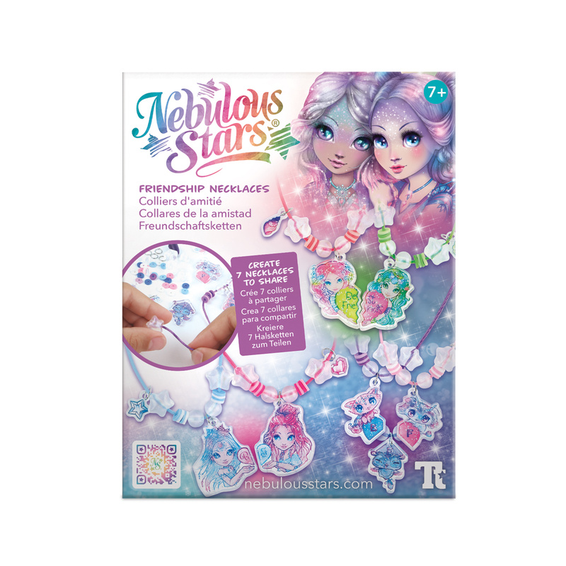 Nebulous Stars Kreatywny zestaw do tworzenia naszyjników przyjaźni dla dzieci 7+