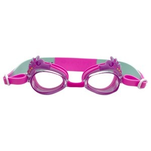 Aqua2ude Okulary do pływania dla dzieci nieparujące – okularki pływackie na basen Konik morski różowy 3+
