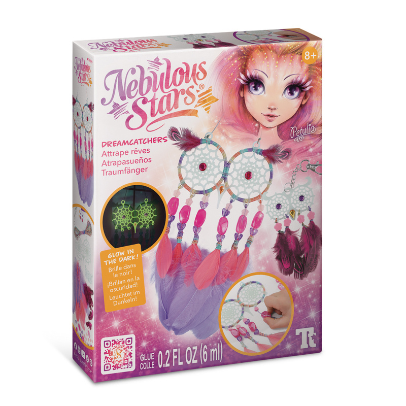 Nebulous Stars Zestaw kreatywny Łapacz snów dla dzieci 8+ | sówki świecące w ciemności