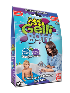 Magiczny proszek do kąpieli, Gelli Baff Colour Change, błękitny, 3+, Zimpli Kids