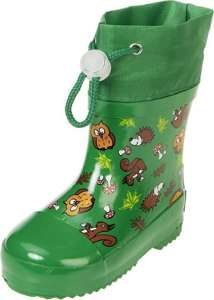 Kalosze dziecięce ze ściągaczem, Leśne Zwierzątka, zielone, Playshoes