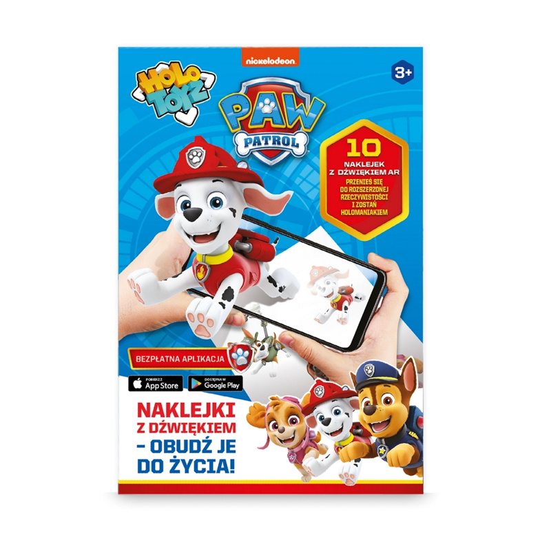 HoloToyz Naklejki AR Psi Patrol – bohaterowie