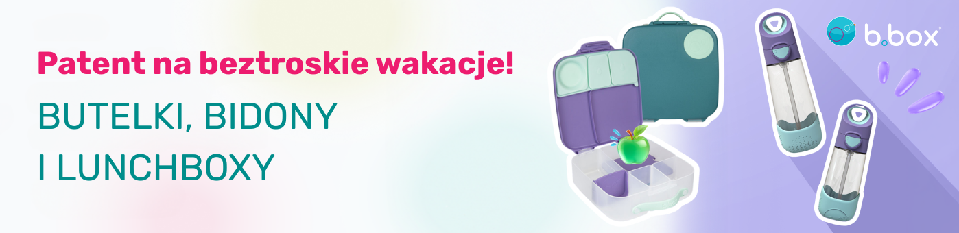 b.box. Patent na beztroskie wakacje! Butelki, bidony i lunchboxy.