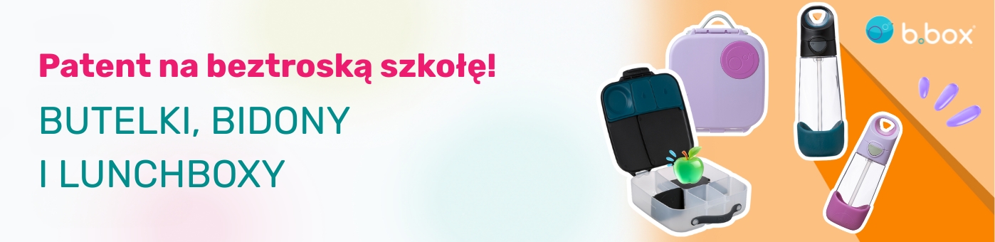 b.box. Patent na beztroską szkołę. Butelki, bidony i lunchboxy.