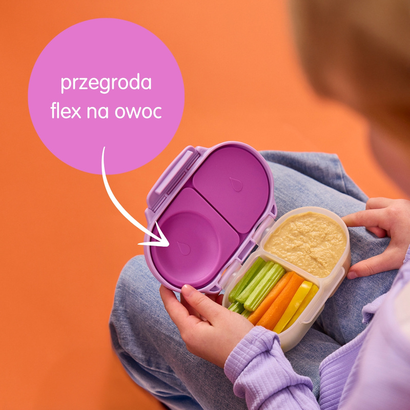 B.box Snackbox szczelny pojemnik na jedzenie i przekąski dla dzieci Night Vision
