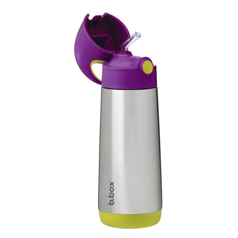 B.box butelka termiczna - bidon dla dzieci ze słomką 500 ml Passion Splash