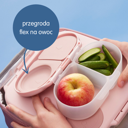 B.box Snackbox szczelny pojemnik na jedzenie i przekąski dla dzieci Lemon Twist