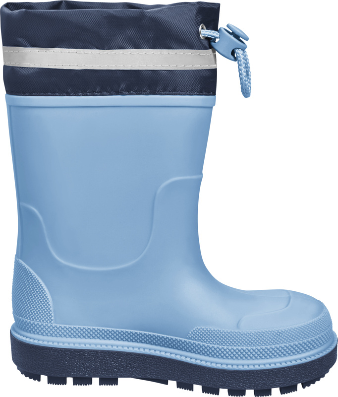 Kalosze dziecięce z ociepleniem i ściągaczem, niebieskie, Playshoes