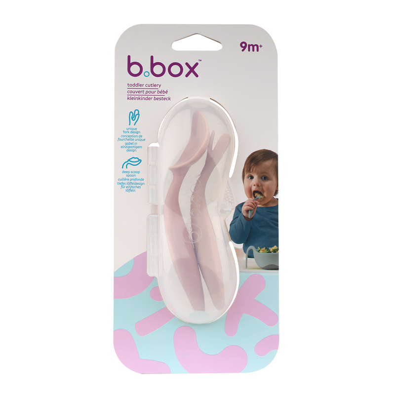 b.box Pierwsze sztućce BLW dla niemowląt, Blush