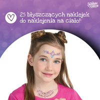 Nebulous Stars Kryształowe tatuaże samoprzylepne dla dziewczynek | Cristilia 25 szt. 7+