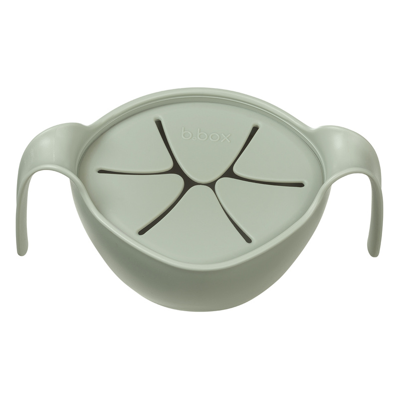 b.box miseczka 3w1: słomka, niewysypek, pojemnik, Sage