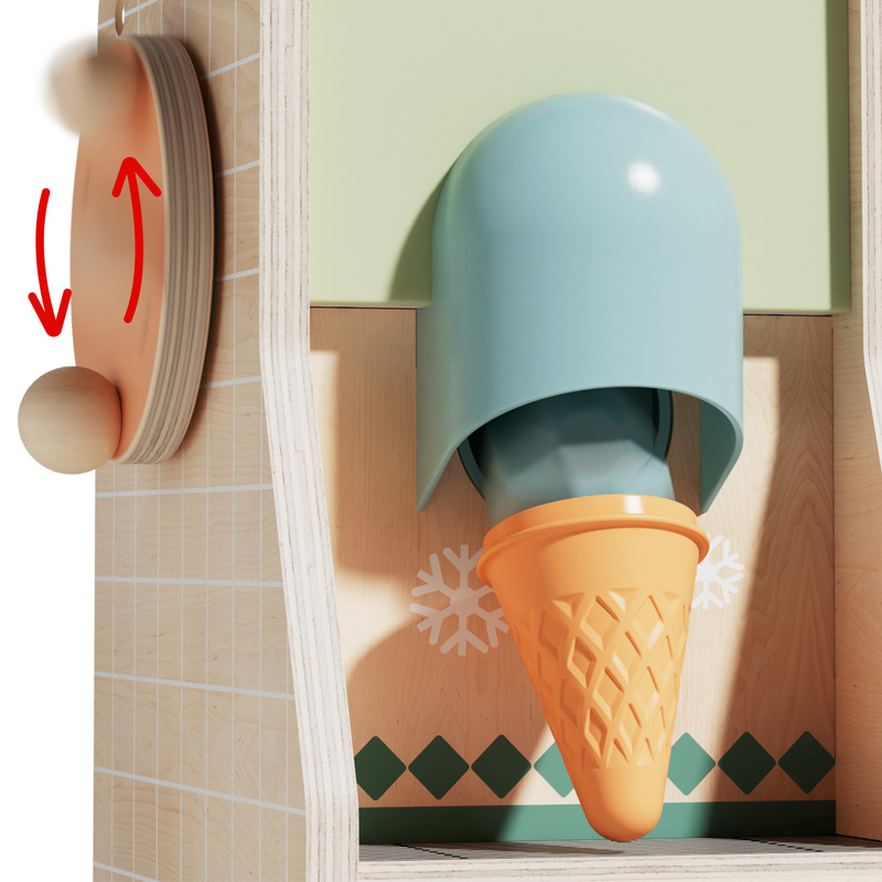 Topbright Zabawka edukacyjna Lodziarnia Boutique dla dzieci 36m+, OUTLET