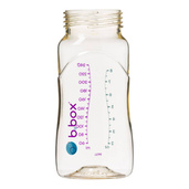 B.box butelka dla noworodka i niemowlaka do karmienia wykonana z PPSU 240 ml Lullaby Blue