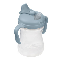 b.box Kubek z miękkim ustnikiem 4m+ błękitny – niekapek do nauki samodzielnego picia, OUTLET