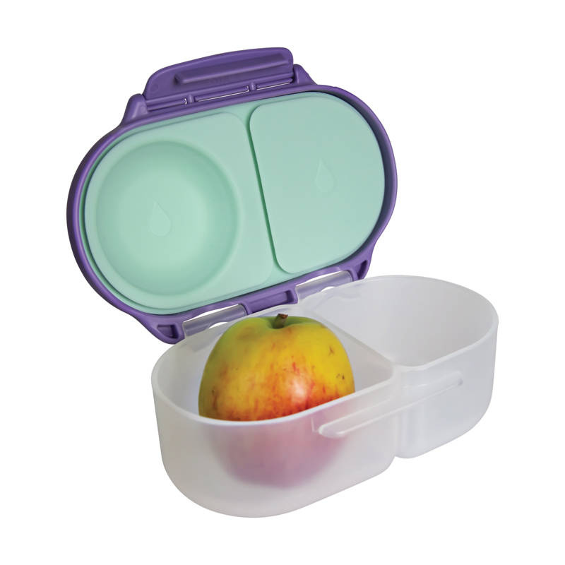 B.box Snackbox szczelny pojemnik na jedzenie i przekąski dla dzieci Lilac Pop