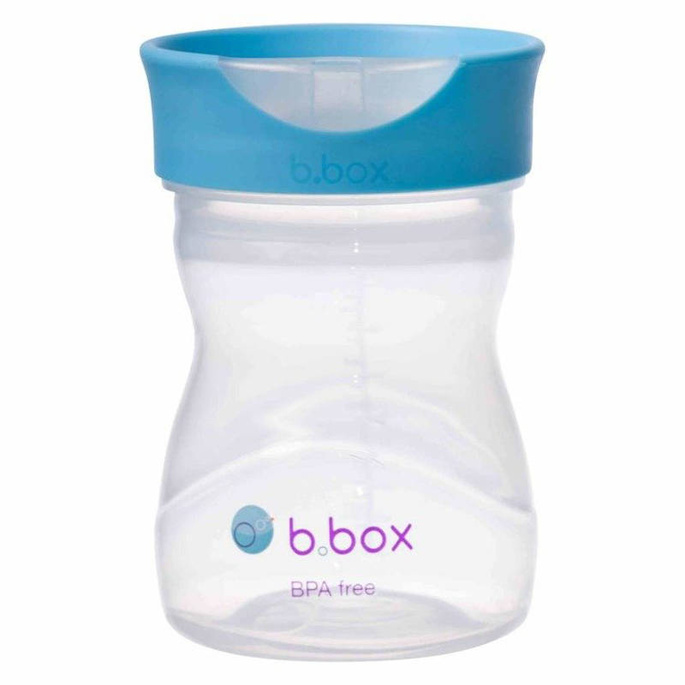B.box kubek do nauki picia dla dziecka - zestaw 4w1 240 ml borówkowy
