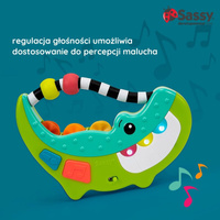 Sassy Krokodyl STEM – edukacyjna zabawka 6m+