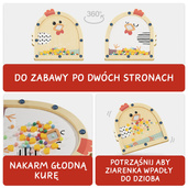 Topbright Nakarm kurę Gra zręcznościowa – zabawka logiczna dla dzieci 36 mies.+