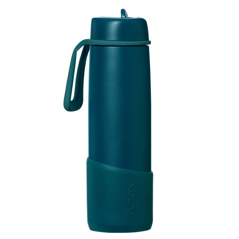 b.box b.box Silikonowa nakładka ochronna na butelkę 690 ml, Sea Glass