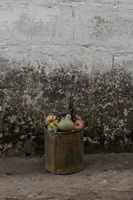 GRUSZKA Z PRZYJACIELEM, drewniana zabawka dla dzieci, kolorowa, Babai, EKO