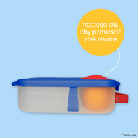 Superman by b.box Lunchbox dla dzieci do szkoły - szczelna śniadaniówka z przegródkami i wkładem chłodzącym 