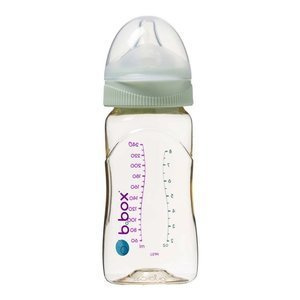 B.box butelka dla noworodka i niemowlaka do karmienia wykonana z PPSU 240 ml Sage