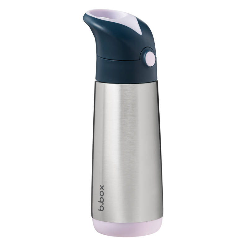 B.box butelka termiczna - bidon dla dzieci ze słomką 500 ml Indigo Rose