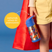 Superman by b.box butelka termiczna - bidon dla dzieci ze słomką 350 ml 
