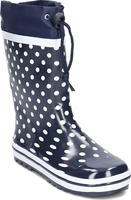 Kalosze rozm. 24/25, granatowe w kropki, Playshoes