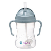 B.box bidon dla dzieci - kubek niekapek ze słomką 240 ml błękitny