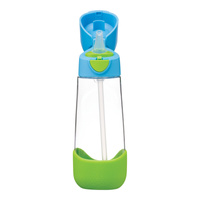 b.box Bidon dla dziecka - butelka na wodę ze słomką tritanowa 600ml Ocean Breeze