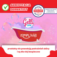Zimpli Kids Domowe spa dla stóp zestaw do paznokci z przybornikiem dmuchaną miską i galaretką do kąpieli Gelli Spa 5+, OUTLET