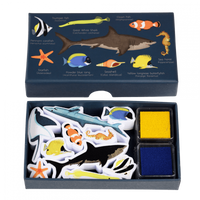 Stempelki dla dzieci, 10 szt., Ocean, 3+, Rex London