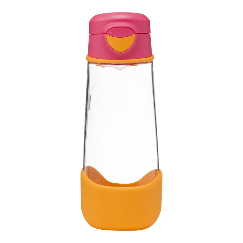 B.box Butelka na wodę - bidon z ustnikiem  dla dziecka tritanowy 600 ml Strawberry Shake