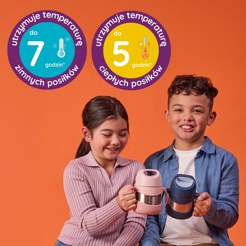 B.box Termos obiadowy na zupę i obiad  dla dzieci  335 ml Spearmint