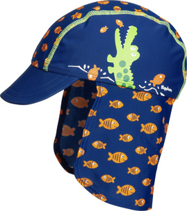 Playshoes Czapka UV dziecięca z daszkiem Krokodyl 