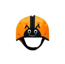 Kask ochronny do nauki chodzenia 7- 24 msc., Pomarańczowa biedronka, SAFEHEAD