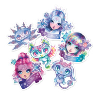 Nebulous Stars Winylowe Naklejki Dekoracyjne - Aura i Blizzia 50 sztuk 6+ 
