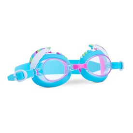 Aqua2ude Okulary do pływania dla dzieci – Uroczy jednorożec, turkus – anti-fog, ochrona UV, 3+
