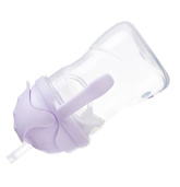 Zestaw bidon ze słomką 240 ml, boysenberry, b.box z zapasowymi słomkami oraz kubek, fioletowy, Doidy