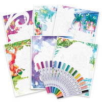 Nebulous Stars Kreatywna kolorowanka z flamastrami – Mystery | Koloruj po numerach 7+