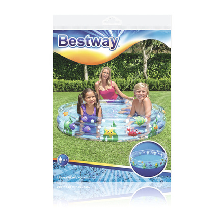 Basen dmuchany dla dzieci, Deep Dive, 152 cm, 2+, Bestway 