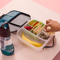 b.box Silikonowy wkład do lunchboxa z dodatkowymi przegródkami Ocean