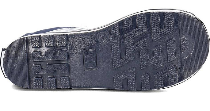 Kalosze rozm. 22/23, granatowe w kropki, Playshoes