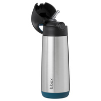B.box butelka termiczna - bidon dla dzieci ze słomką 500 ml Night Vision