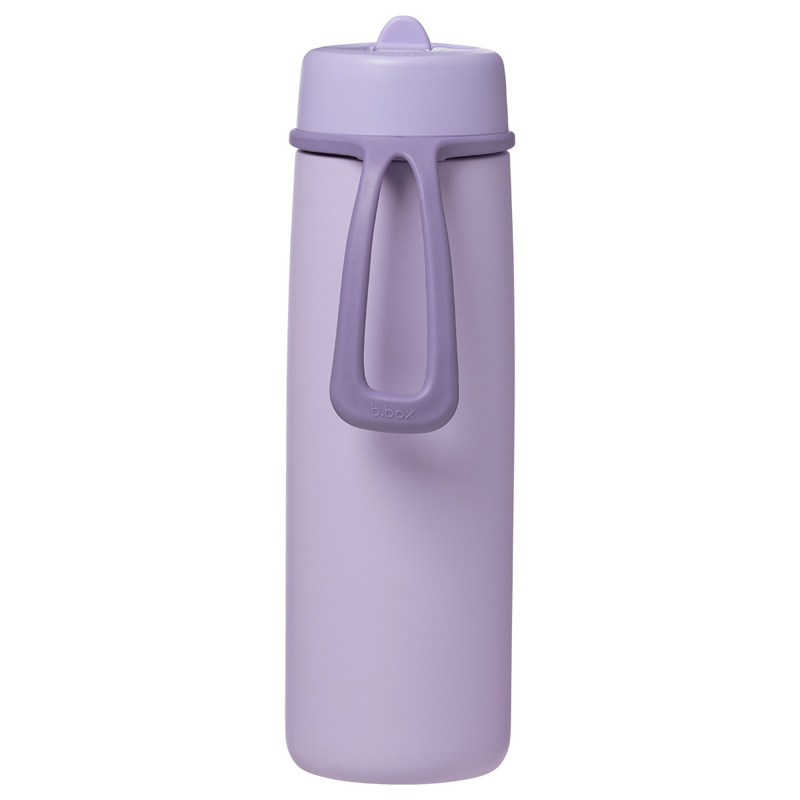 b.box Butelka termiczna ze stali nierdzewnej | składany ustnik 690 ml, Lilac Love